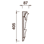 Фриз Дф-4, 405Hx87мм