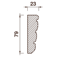 Фриз Дф-40, 80Hx25мм