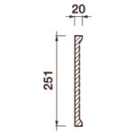 Фриз Дф-41, 251Hx20мм