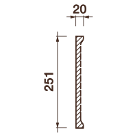Фриз Дф-41, 251Hx20мм