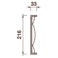 Фриз Дф-46, 216Hx33мм