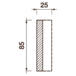 Фриз Дф-49, 85Hx25мм