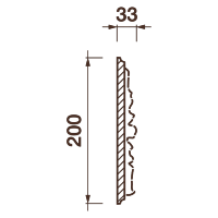 Фриз Дф-5, 200Hx33мм