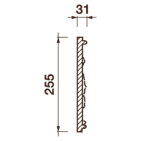 Фриз Дф-53, 255Hx25мм
