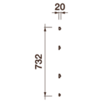 Фриз Дф-54, 732Hx20мм