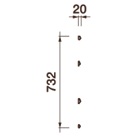 Фриз Дф-54, 732Hx20мм