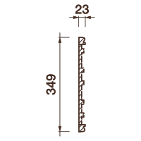 Фриз Дф-57, 350Hx25мм
