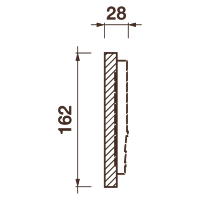 Фриз Дф-61, 162Hx28мм