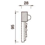 Фриз Дф-63, 95Hx28мм