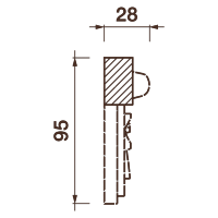 Фриз Дф-63, 95Hx28мм