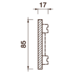 Фриз Дф-64, 85Hx17мм