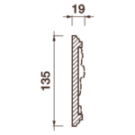 Фриз Дф-70, 135Hx19мм