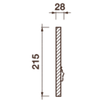 Фриз Дф-73, 215Hx28мм