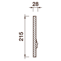 Фриз Дф-73, 215Hx28мм