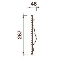 Фриз Дф-77, 285Hx43мм