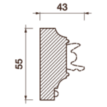 Фриз Дф-79, 55Hx43мм