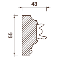 Фриз Дф-79, 55Hx43мм