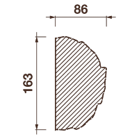 Фриз Дф-9, 160Hx80мм