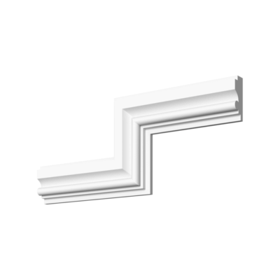 Гладкий отливной молдинг М-265, 45Hx18мм