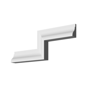Гладкий отливной молдинг М-419, 13Нх8мм