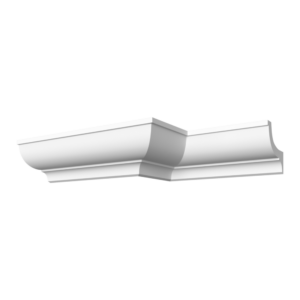 Гладкотянутый карниз К-112, 105Hx120мм