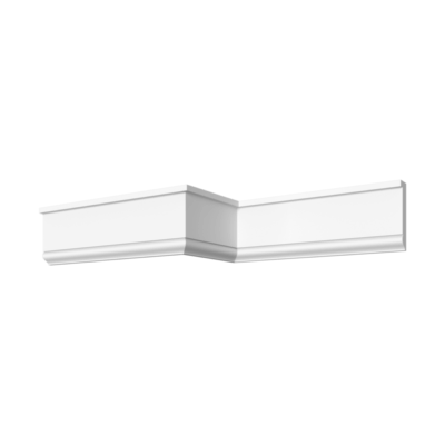 Гладкотянутый карниз Кт-327, 110Hx30мм