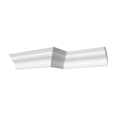 Гладкотянутый карниз Кт-45, 200Hx140мм