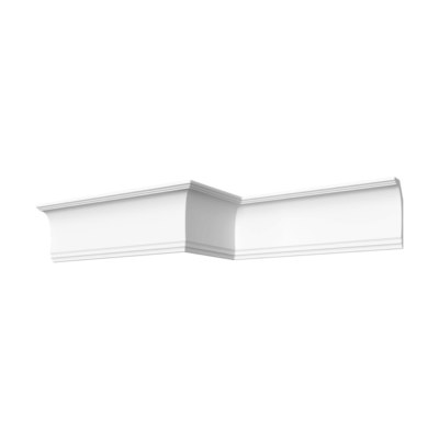 Гладкотянутый карниз Кт-46, 210Hx90мм