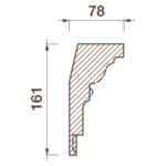 Карниз с рисунком Дк-52, 161Нх78мм