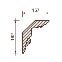 Карниз с рисунком Дк-88, 192Hx157мм