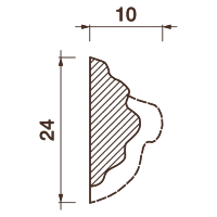 Порезка Дп-127, 24Hx10мм