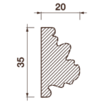 Порезка Дп-131, 35Hx20мм