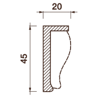Порезка Дп-41, 45Hx20мм