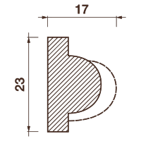 Порезка Дп-43, 23Hx17мм