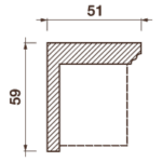 Порезка Дп-93, 59Hx51мм