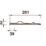 Розетка Др-105, 563x450x32мм