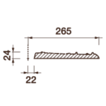 Розетка Др-124, D530x24мм
