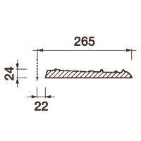 Розетка Др-124, D530x24мм