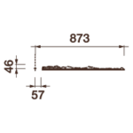 Розетка Др-134А, D1746x46мм