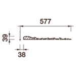 Розетка Др-156, 1154х39мм