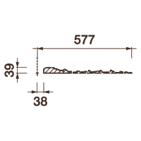 Розетка Др-156, 1154х39мм