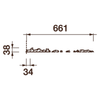 Розетка Др-160, 1322х38мм