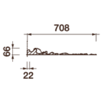 Розетка Др-163, 1416х66мм
