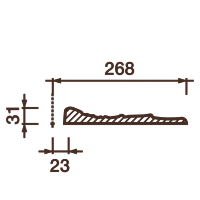 Розетка Др-180, D536x31мм