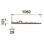 Розетка Др-184, D2124x101мм