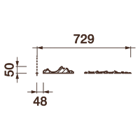 Розетка Др-239, 1458х50мм