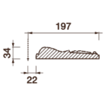 Розетка Др-24, 394х34мм