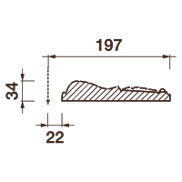 Розетка Др-24, 394х34мм