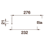 Розетка Др-245, 553х21мм