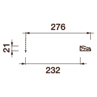 Розетка Др-245, 553х21мм